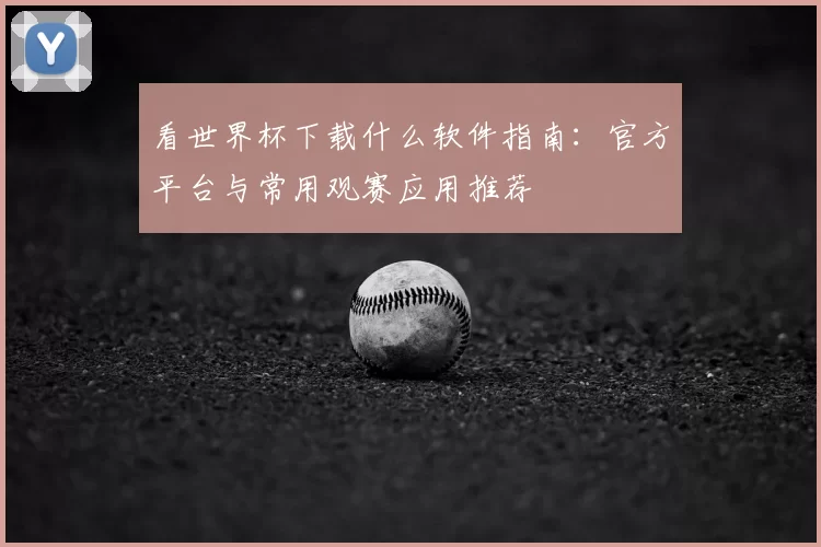 看世界杯下载什么软件指南：官方平台与常用观赛应用推荐